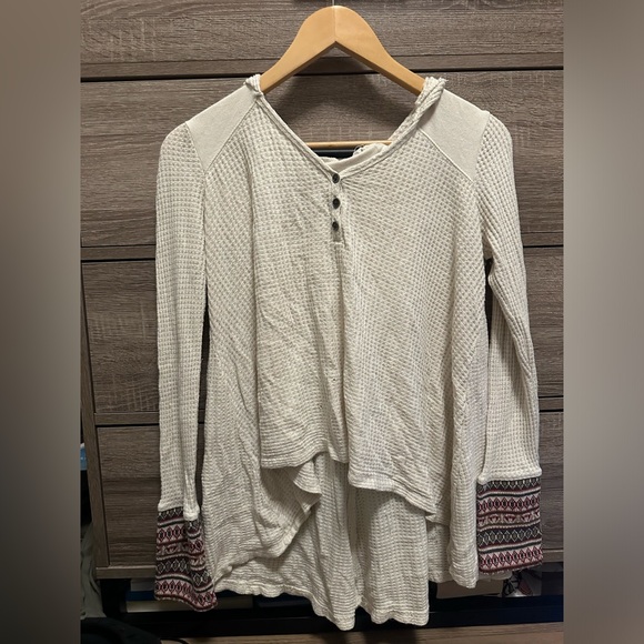 Waffle knit sweater - Picture 1 of 6